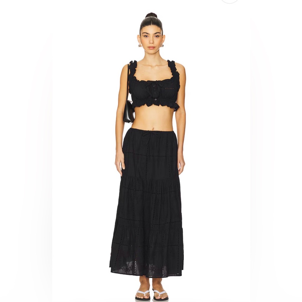 We Wore What matching ruffle set